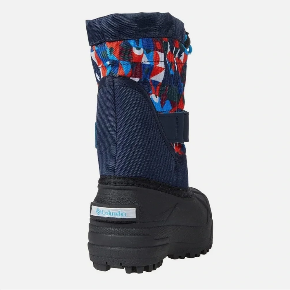 NWT Columbia Unisex-Child Childrens Powderbug Plus II Print Snow Boot Sz 11